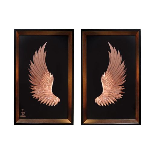 تابلو مسی مدل دو بال عشق و آگاهی کد 92 بسته 2 عددی
